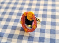 Image 4 of Pink Cream Moonlight Night Mirror Rings (Assorted Shapes)