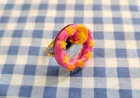 Image 5 of Pink Cream Moonlight Night Mirror Rings (Assorted Shapes)
