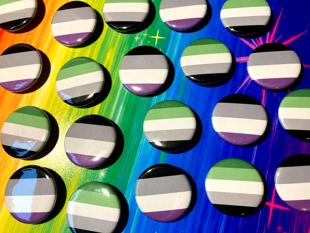 Image of PRIDE Flag Buttons