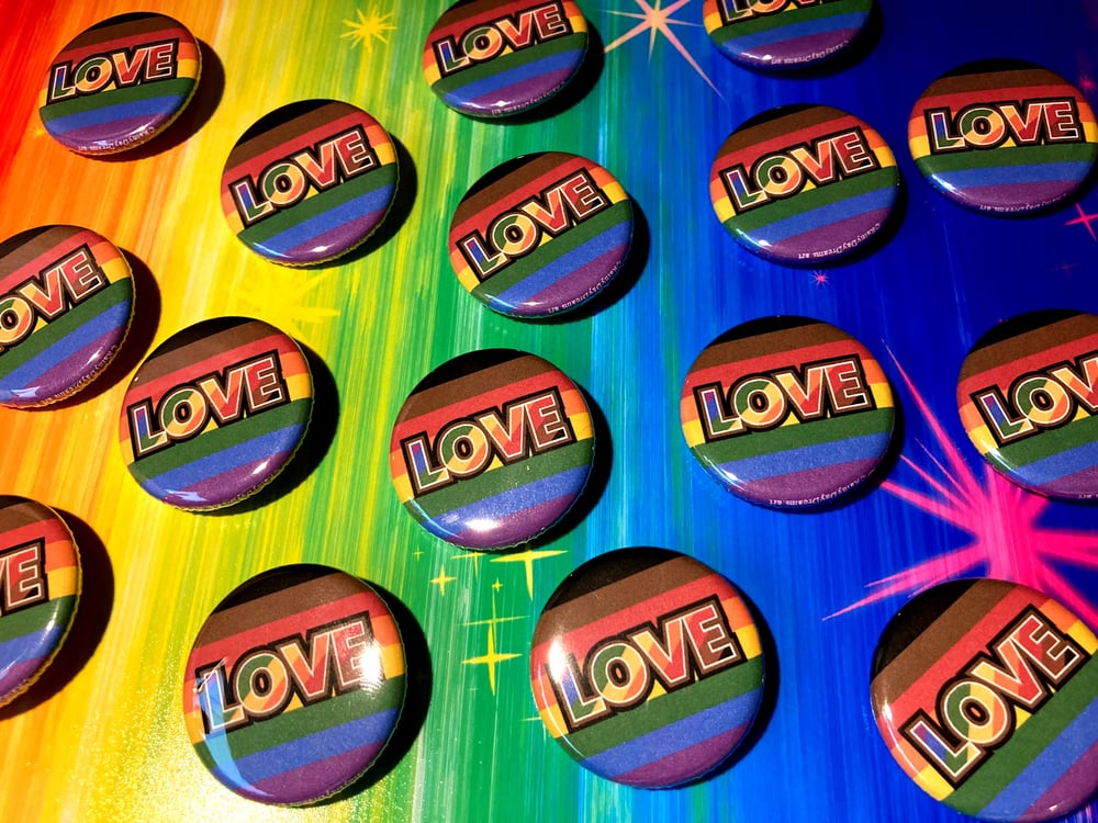 Image of PRIDE and Ally Buttons