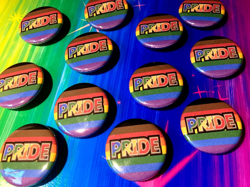 Image of PRIDE and Ally Buttons