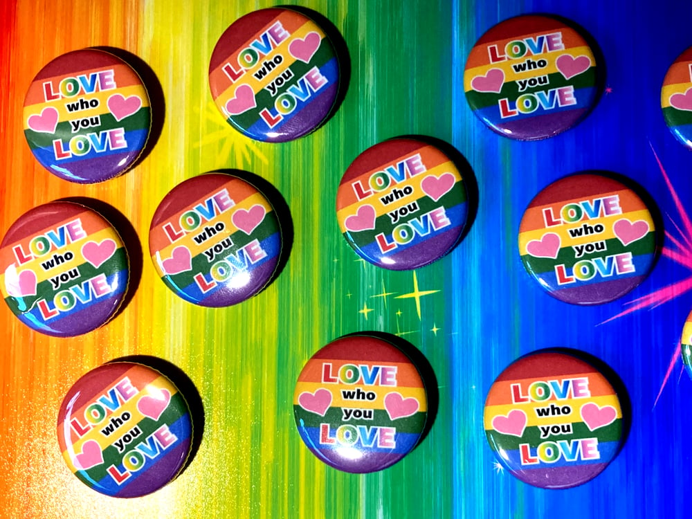 Image of PRIDE and Ally Buttons