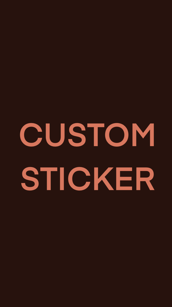 Image of Custom  sticker