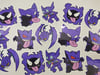 Purple Pokemon Gloss Stickers