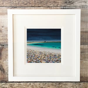 Image of Orkney pebbles giclee print