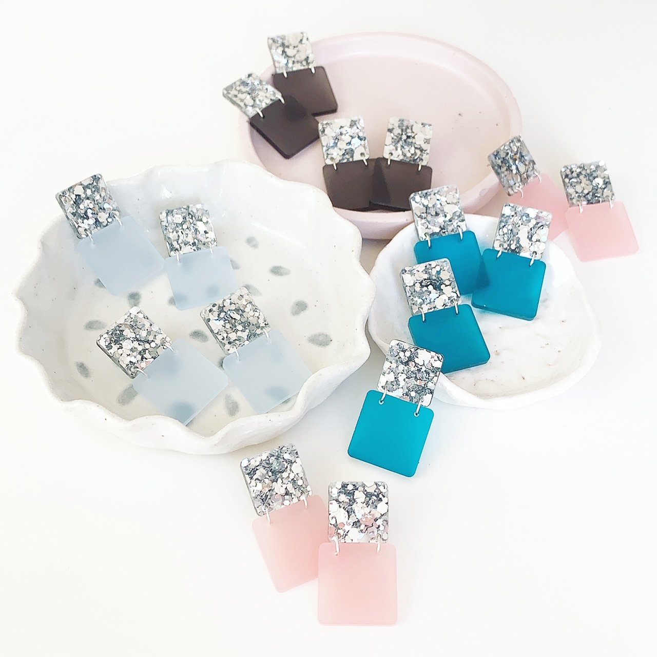 Image of Square *GLAM* Dangles