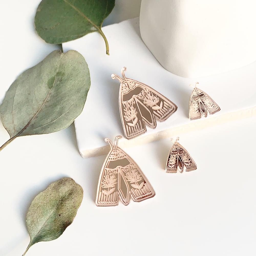 Image of Mythical Moth Studs