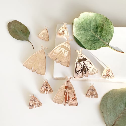 Image of Mythical Moth Studs