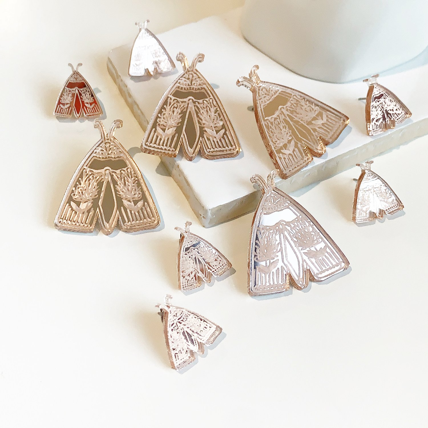 Image of Mythical Moth Studs