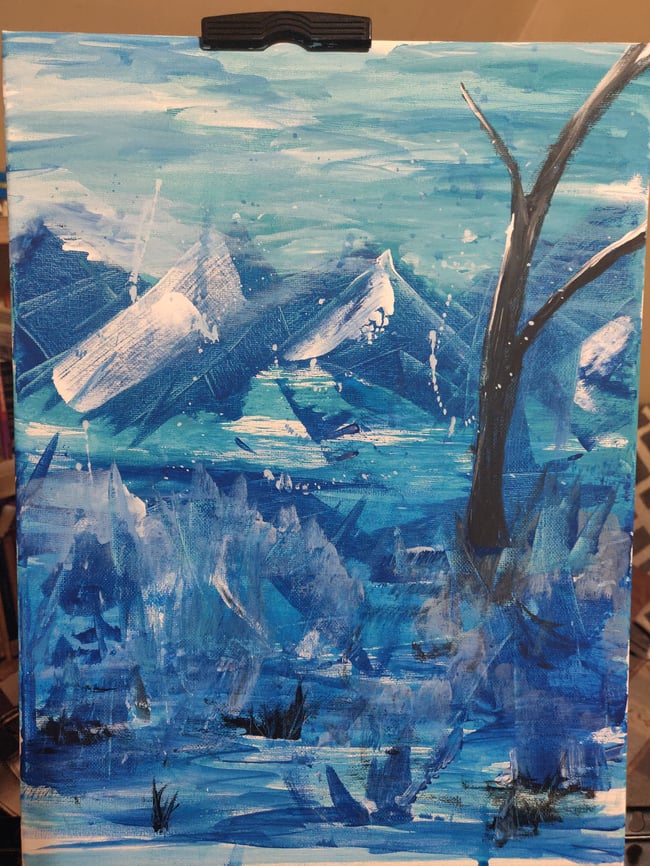 Dreamscape 1 Ice and Mountain