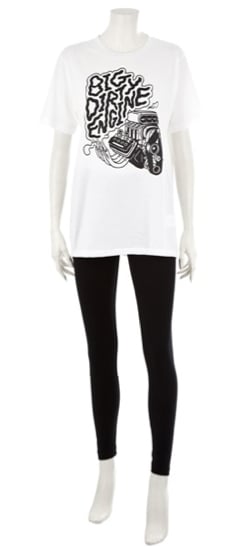 "Big Dirty Engine" print T-Shirt for JaguarShoes Collective