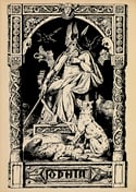 Odin Poster - Wotan print - Norse paganism - Valkyrie - Runes - Hugin Munin - Vikings Sleipnir Pagan