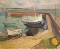 Sune Tjellander (1912-1986) ‘Harbour, Low Tide’ 