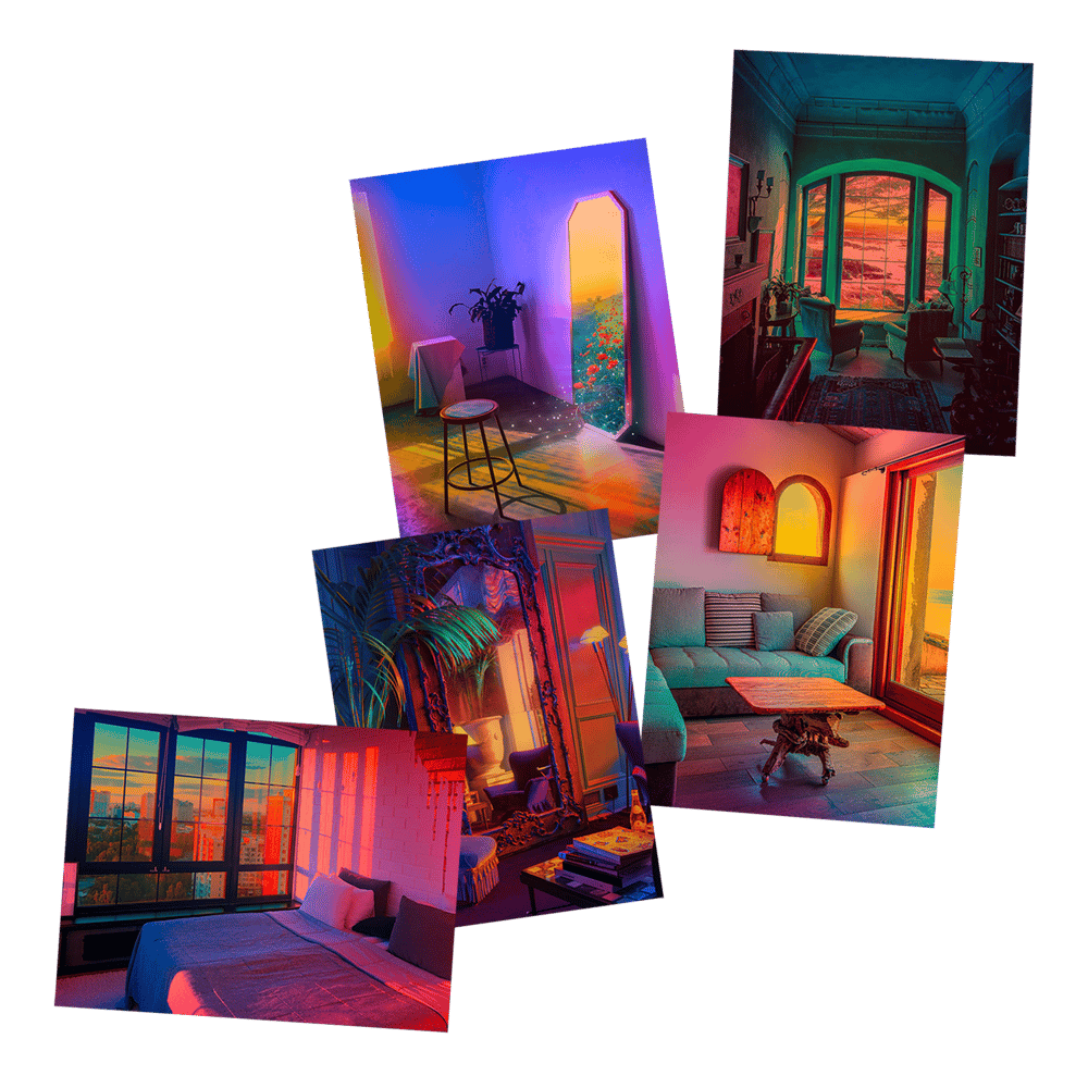 POSTCARD SET: Staying In