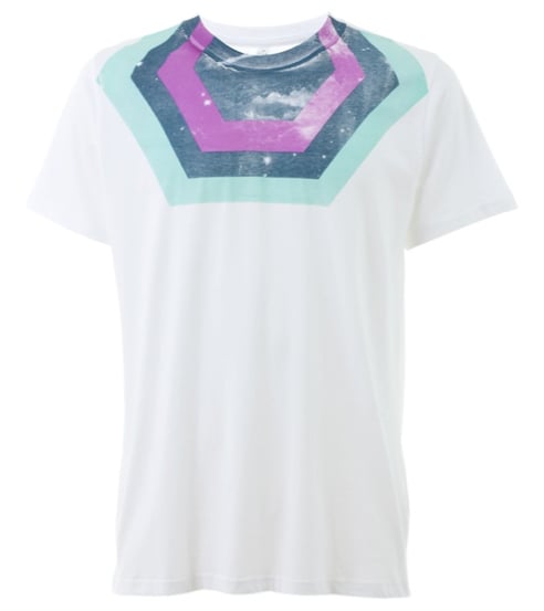 Chrissie Abbott "Sky" print T-shirt for JaguarShoes Collective