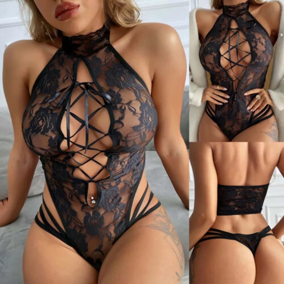 Transparent one piece set
