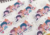Set of 2 Sailor Senshi Clear Vinyl Sticker