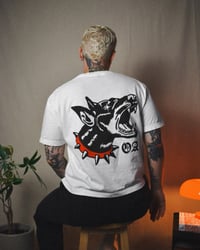 Image 3 of Offseason Doberman Shirt (White)