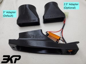 Image of 1990-1991 Honda CRX (CR-X) Passenger RIGHT Turn Signal Intake Brake Duct | AMBR LED | 3D FDM