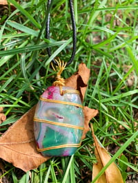 Image 2 of Vintage Glass Pendant