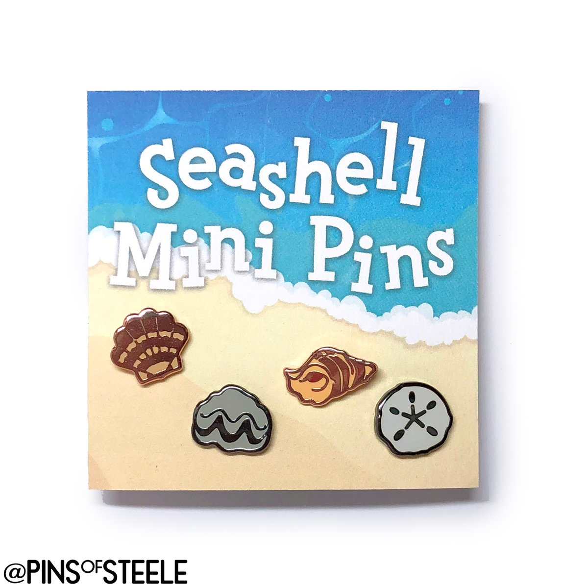 Image of ACNH Mini Seashell Filler Pins