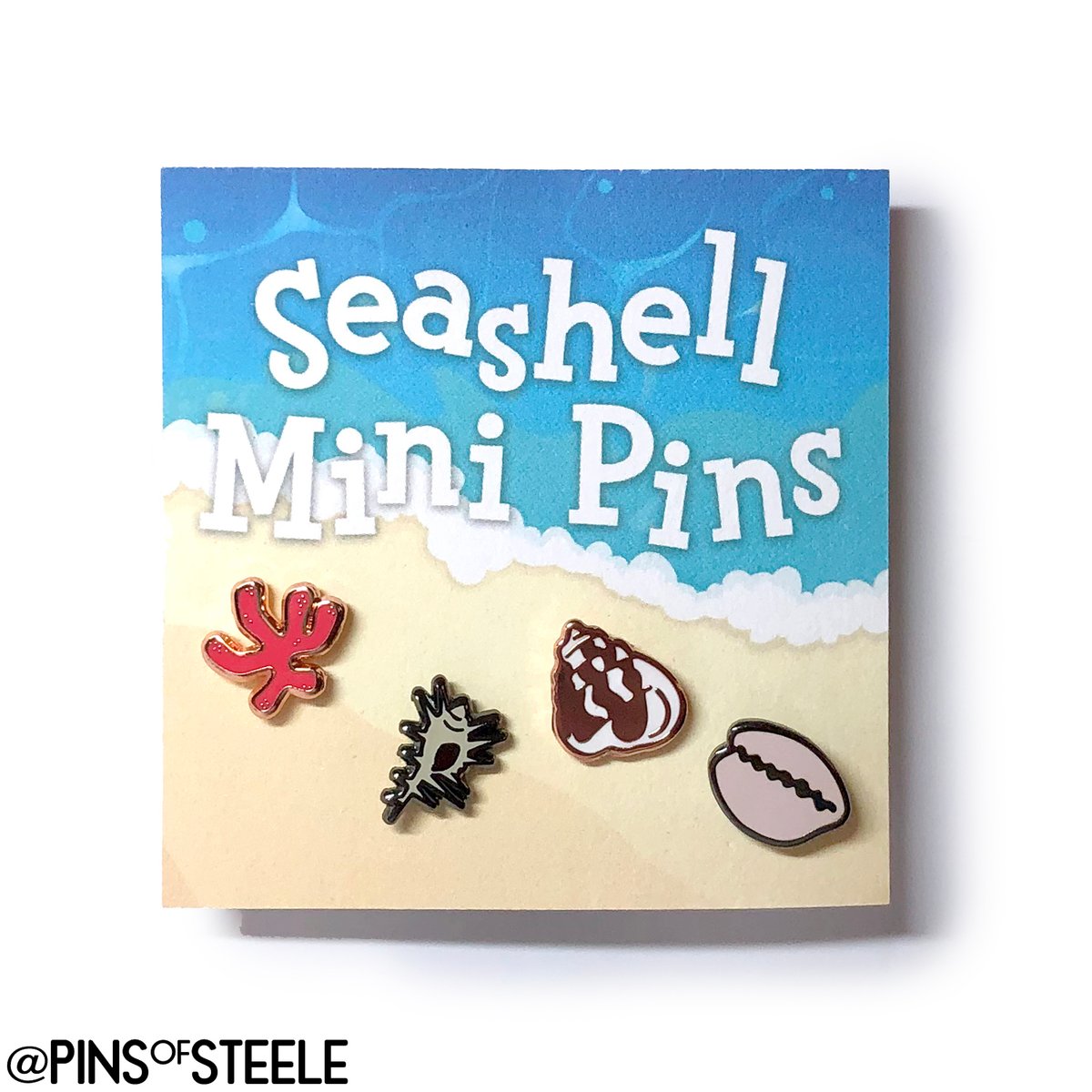 Image of ACNH Mini Seashell Filler Pins