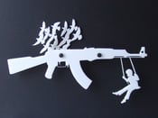 Image of Gun Rack Organizer - White