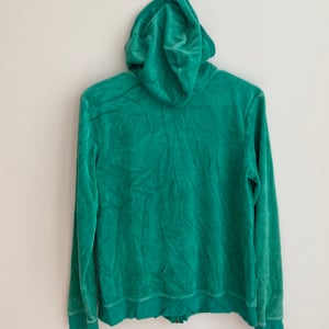 Green velour jacket