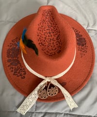Image 4 of "Fuerza y Dignidad" Hand-Burned Panama Hat