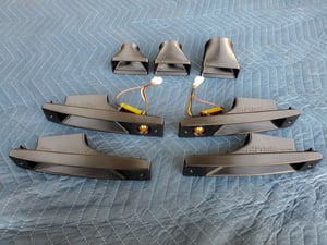 Image of 1990-1991 Honda EF CIVIC Passenger RIGHT Turn Signal Intake Brake Duct | AMBR LED | 3D FDM