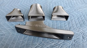 Image of 1990-1991 Honda EF CIVIC Passenger RIGHT Turn Signal Intake Brake Duct | AMBR LED | 3D FDM