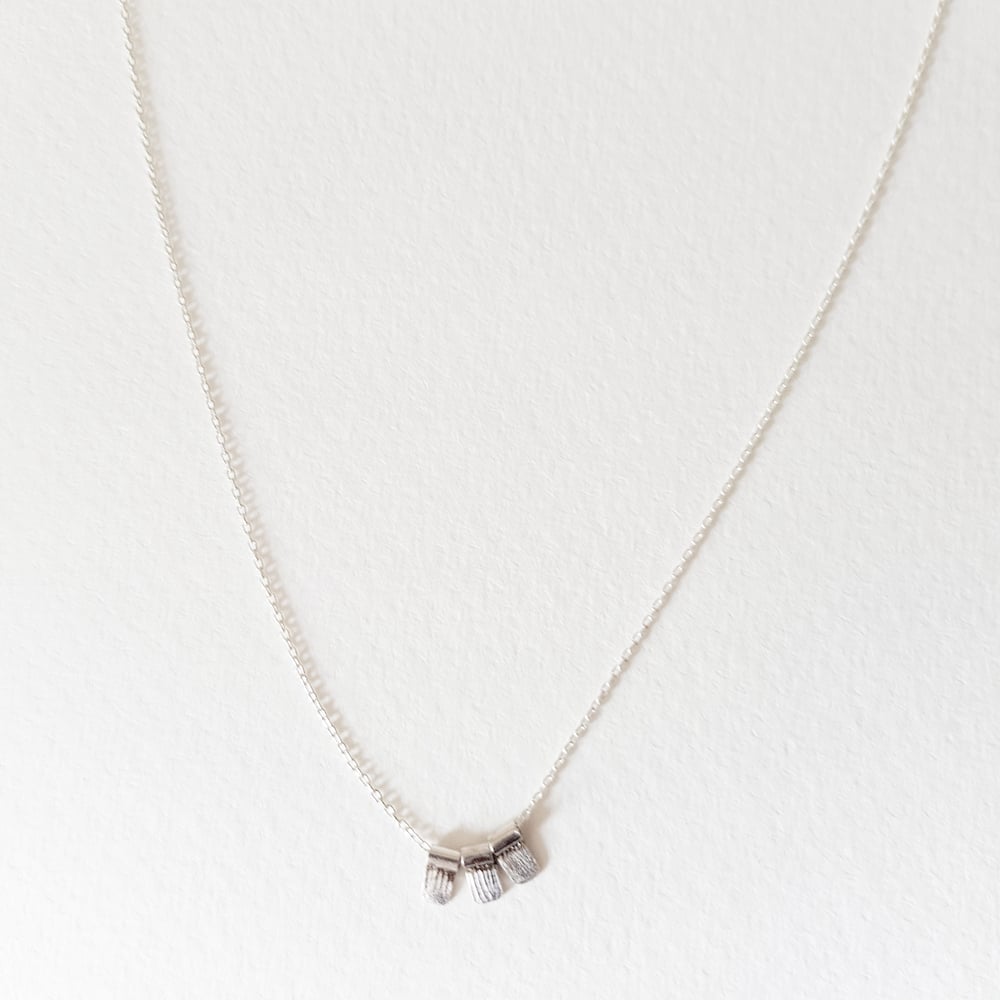 Image of THULE three small tiles necklace