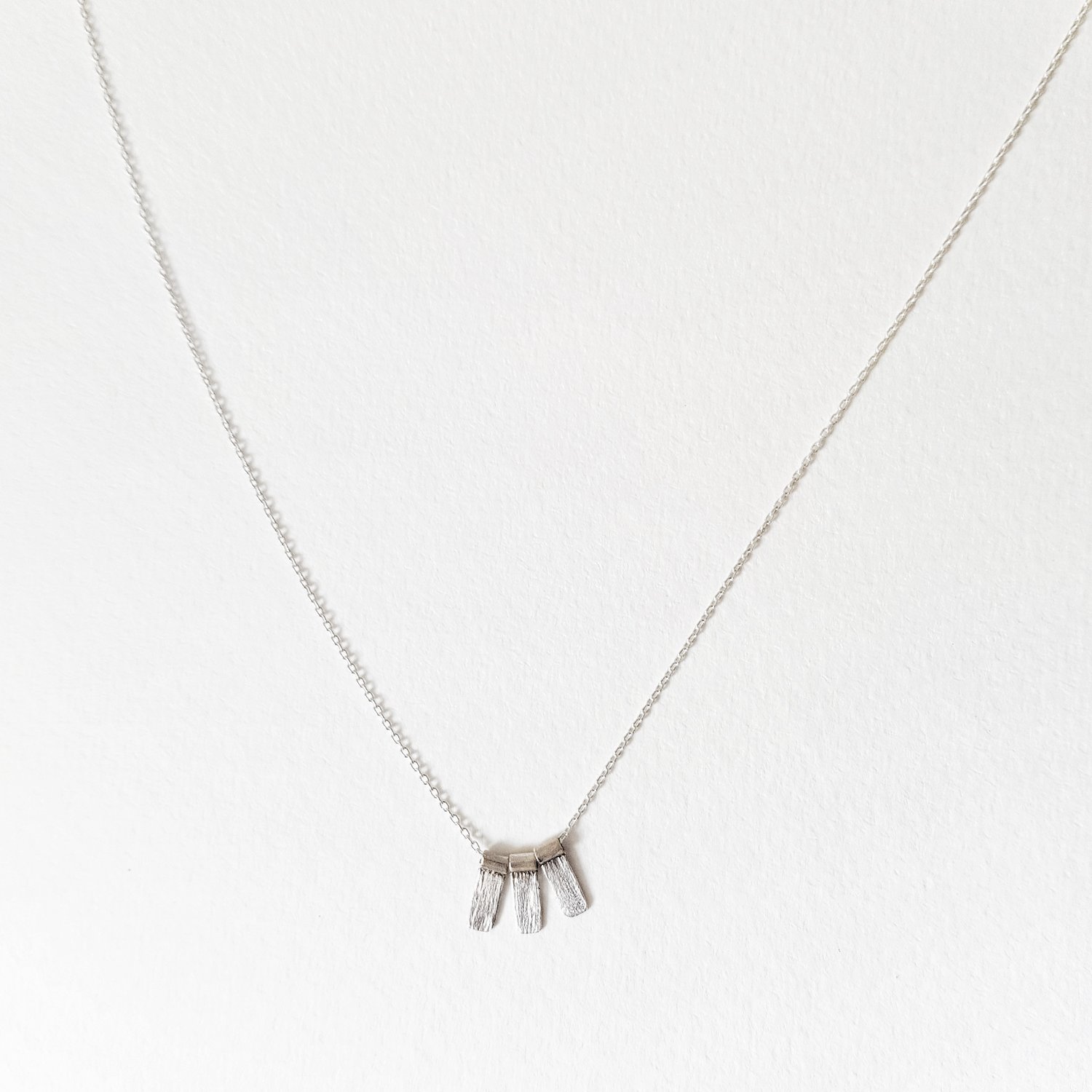 Image of THULE three tiles necklace