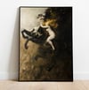 Frenzy of Exultations poster - Horse print - Nude poster - Witch poster - Macabre print - Occult pri