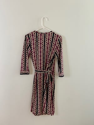 funky pattern seventies inspired dress 
