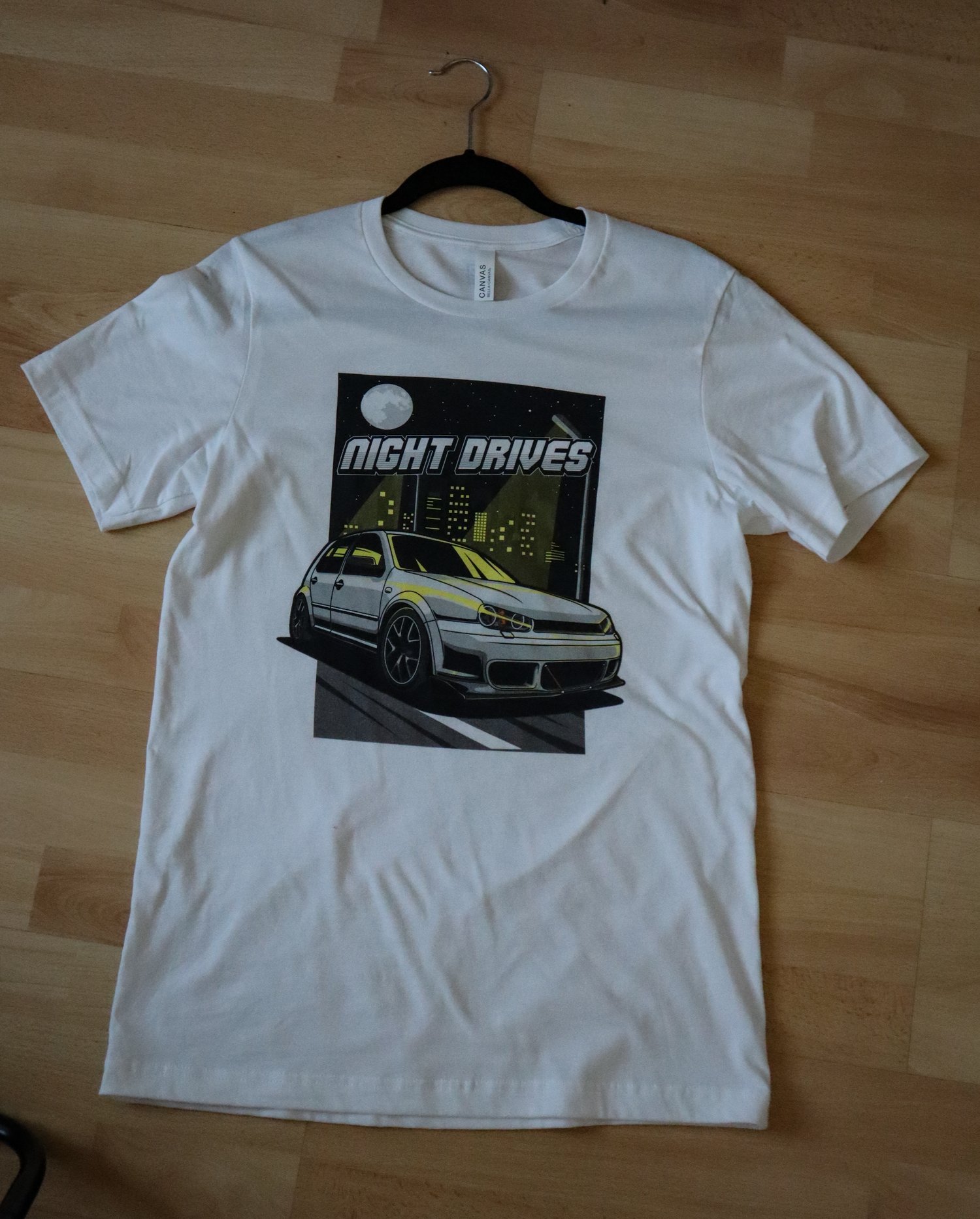 Image of WHITE NIGHT DRIVES - Short-Sleeve Unisex T-Shirt