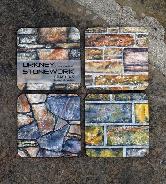 Image of Orkney Stonework Coasters