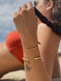 Image 2 of Double Headed Serpent Cuff