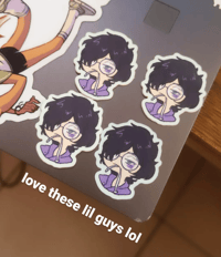 Image 1 of 1" Vinyl stickers: little italian heads
