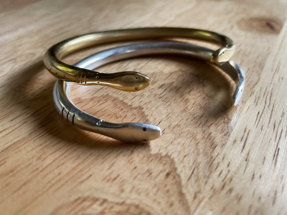 Image of  NEW: Double Headed Serpent Cuff