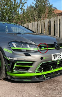 Image 4 of Vw Golf R mk7/7.5 Badge Inlay - front and rear