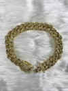 Gold Cuban Link Anklet 