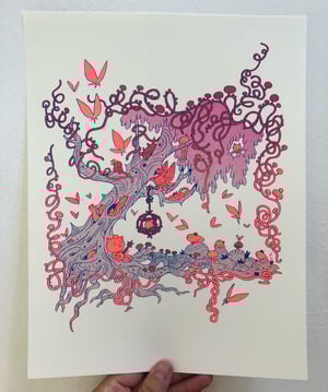 Forest Bugs Risograph Print