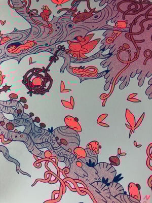 Forest Bugs Risograph Print