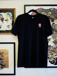 Image 4 of  Flower logo embroidered tee 