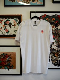 Image 2 of  Flower logo embroidered tee 