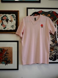 Image 5 of  Flower logo embroidered tee 