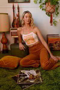 Image 5 of 70’s Catch you later crop XS ready to ship