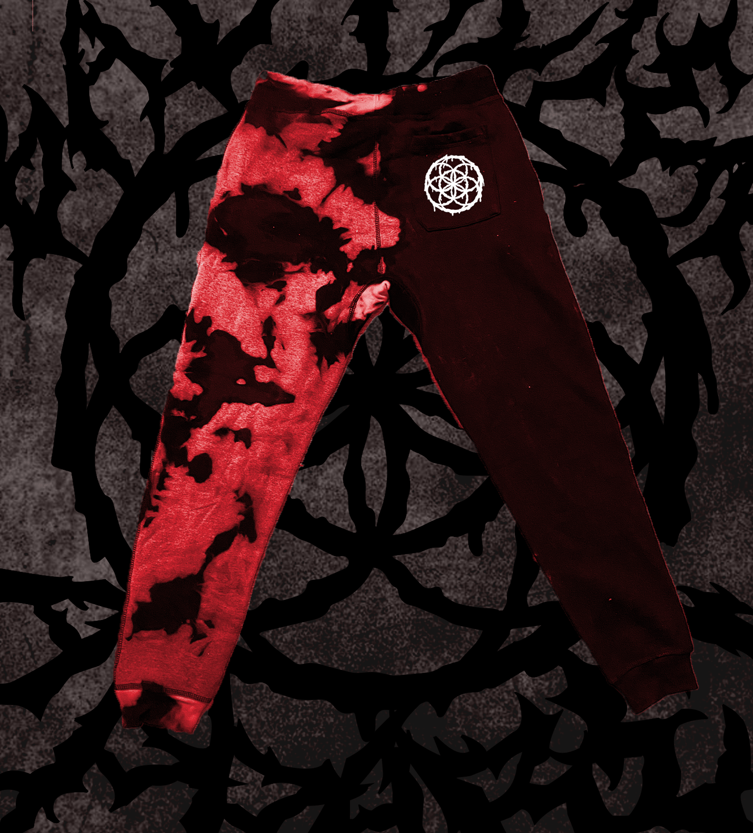 Image of BLOODBATH SPLIT DYE JOGGERS