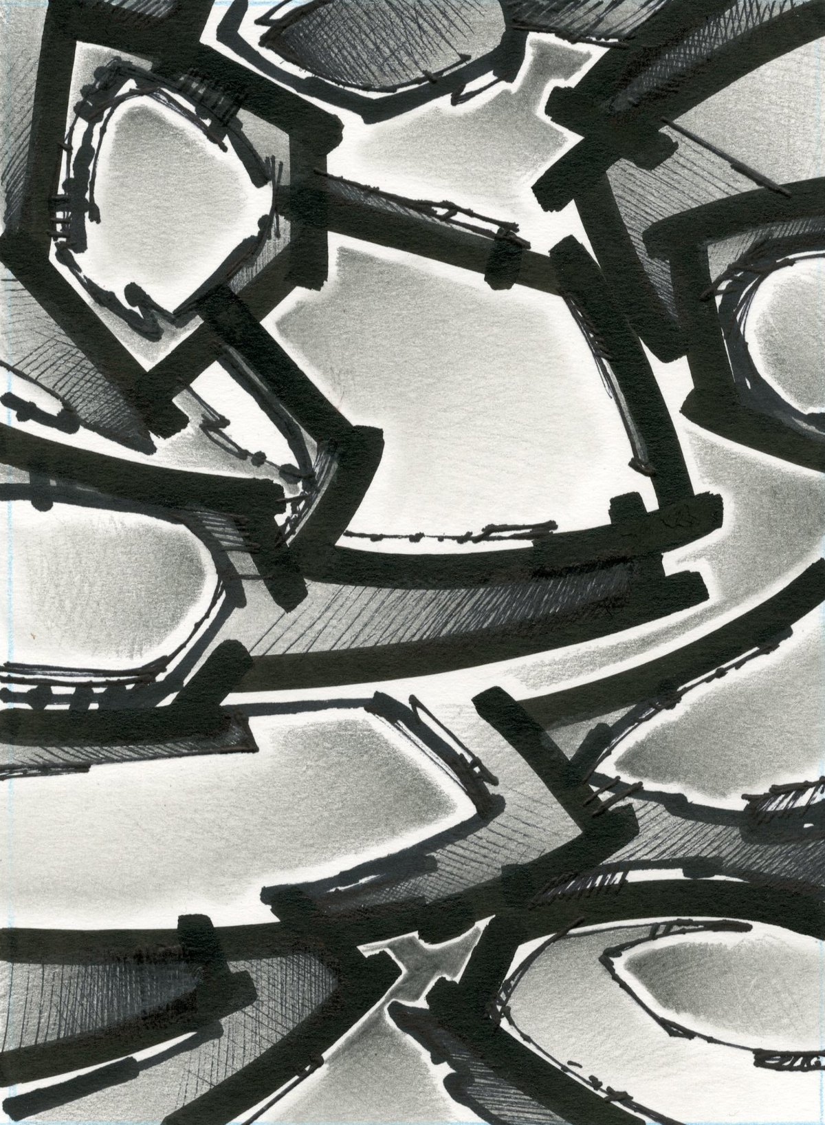 Image of Abstract Drawing "grey"